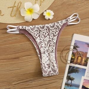 Floral Lace Bikini Bottom